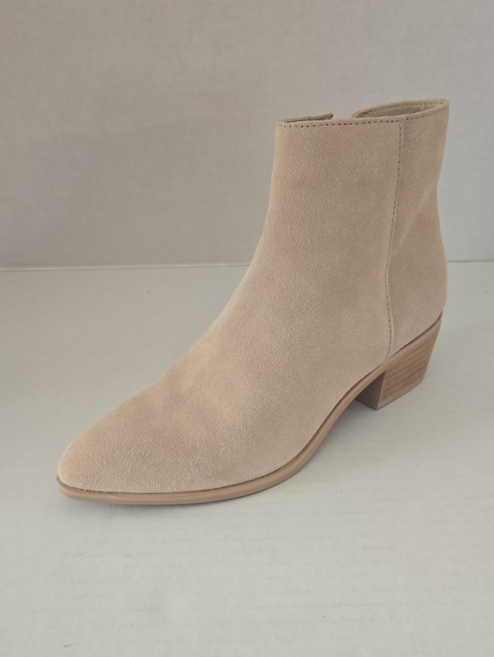 Dolce Vita Suede Ankle Booties Western Block Heel NWOT
